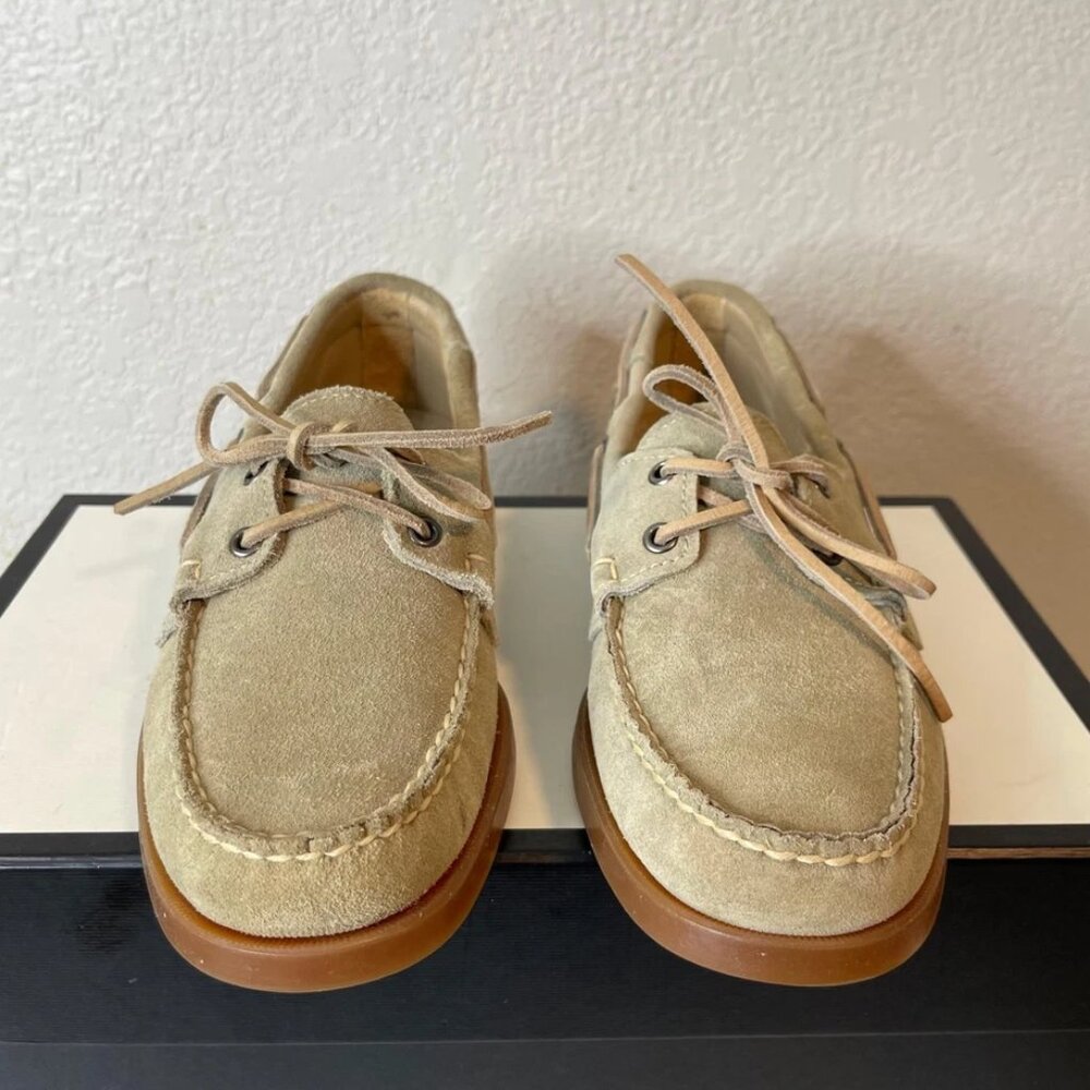 Sebago DockSides Boat Shoes Brown Suede Casual Slip On‎ Men's Size 9 M